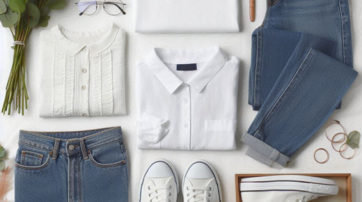 Wardrobe Essentials: Styling White Shirts, T-Shirts, and Jeans for Women
