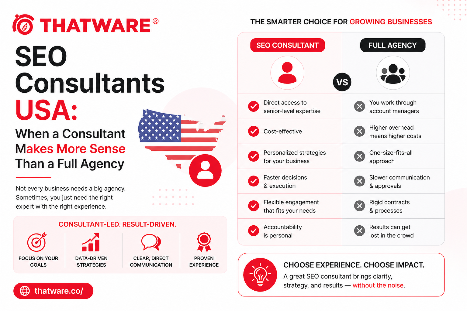 SEO Consultants USA: When a Consultant Makes More Sense Than a Full Agency